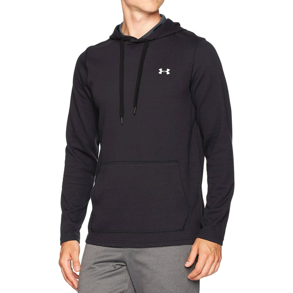 Under Armour - Mens Hoodie Small Waffle Knit Fitted Pullover S ...
