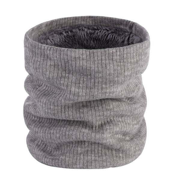 Zhuge Neck Warmer Gaiters for Men Women Winter Neck Scarves Cold Weather Gear Ski Accessories-Grey