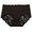 Black, variant on Panties For Women Seamless High Elasticity Cotton Breathable Everyday Lace Panties Invisible Daily Underwear Camel S