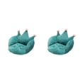 thumbnail image 1 of Bearachild Cojines de silla Cojín de asiento relleno Cojín de felpa cómodo Respaldo de cintura Cojín de piso de invierno suave Silla de Azul 2Conjunto, 1 of 6