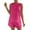 Hot Pink, variant on Lounge Sets for Women Trendy Plus Size Sleeveless Crew Neck Tank Tops and Shorts Lounge Sets Summer Casual Loose Fitness Women's Clothing Hot Pink S