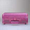 thumbnail image 4 of Arkrocket Curiosity Suitcase Bluetooth Belt Drive Turntable with Built-in Speakers, Hot Pink Velvet, 4 of 4