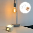 thumbnail image 4 of Miangastore Nightlight Base Night Light Storage Base Synthetic Material Beige 1Set 2.4x2in, 4 of 8