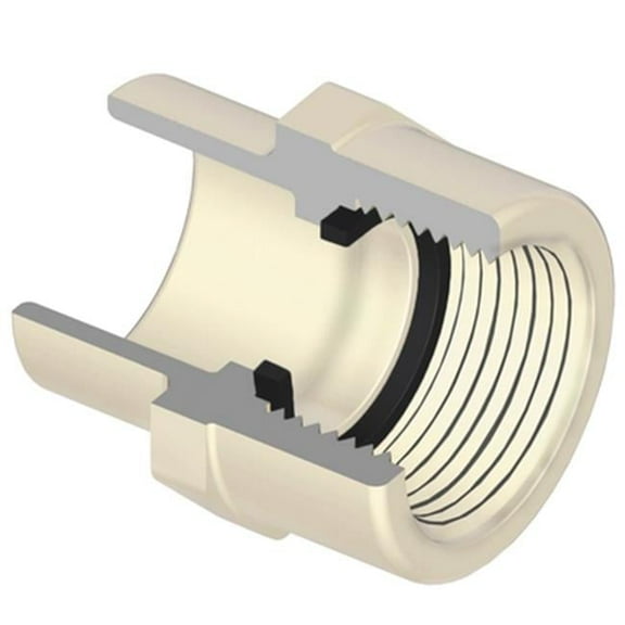 Spears 4135-0078OR 0.75 in. CTS CPVC Female Adapter with Gasket