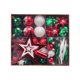 thumbnail image 2 of Fiudx Navidad 58 Unids Adornos De Bolas De Navidad Decoración De Árbol De Navidad Adornos De Múltiples Estilos Para Árboles De Navidad Decoración De Bolas De Fiesta, 2 of 6