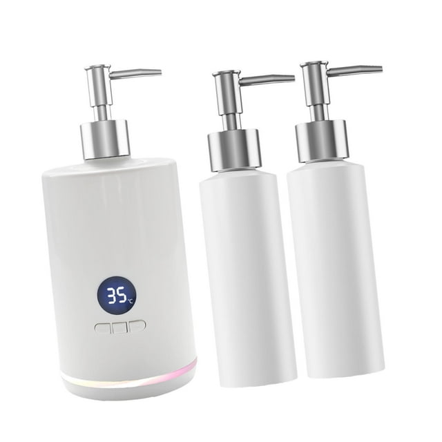 Calentador de aceite para una sola botella Calentador de aceite esencial para botellas Pantalla LED Temperatura ajustable Calentador de crema Calentad