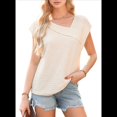 thumbnail image 1 of Blusas Elegantes e Informales de Corta para Mujer, Color Albaricoque L, 1 of 8