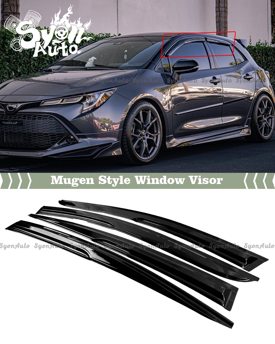 2019 toyota corolla hatchback window visors deals