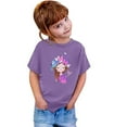 thumbnail image 4 of TZEWGL Chemise Décontractée pour Enfants Imprimé Graphique Col Rond Manches Courtes Ample Taille 4-5T, 4 of 4