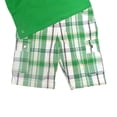 thumbnail image 3 of Kenneth Cole Little Boys Green Peace Sign T-Shirt & Short Set (7), 3 of 4