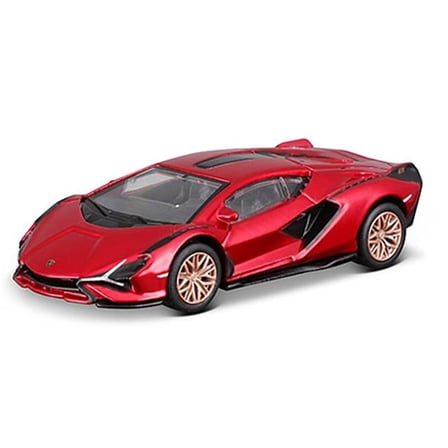 Maisto 15700-24F-RD Lamborghini Sian FKP 37 Red Metallic Speed Icons Series 1 by 64 Diecast Model Car