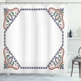 thumbnail image 1 of Ambesonne Turkish Pattern Shower Curtain, Geometric Frame, 69"Wx75"L, Multicolor, 1 of 3