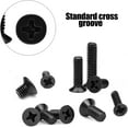 thumbnail image 4 of Kit de tornillos M2 M2.5 M3 con destornillador, 500 piezas Tornillos de cabeza avellanada, Kit de herramientas de reparación Micro tornillos con caja de almacenamiento para reparar computadoras, anteojos, relojes, joyas - Negro Vhermosa YQ-0570, 4 of 6