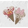 thumbnail image 2 of Men's Mickey & Friends Ice Cream Lovers Graphic Tee White Large, 2 of 5