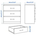 thumbnail image 2 of 1-4 Drawers Bedroom Nightstand, Wooden Drawer Dresser, Bedroom End Table Sofa Side Table with Drawer and Storage Cabinet, Living Room Furniture, 2 of 8