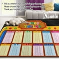 thumbnail image 2 of FREEAM Education Educational Learning Area Rug 2'x3', Colorful Multiplication Time Table Polyester Area Rug Mat for Living Dining Dorm Room Bedroom Home Decorative, 2 of 6