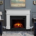 thumbnail image 2 of Real Flame Harlan 55" Grand Electric Fireplace in White, 2 of 9