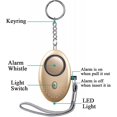 thumbnail image 3 of 3 unidades de sirenas de seguridad personal de 130 db para alarma de emergencia con linterna LED para ciclistas nocturnos QQS, 3 of 4