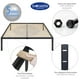 thumbnail image 5 of Magma Life Base de Cama King Size de Metal Resistente, Plataforma con Espacio de Almacenamiento, Fácil Armado, Soporte Antideslizante para Colchón, Diseño Moderno y Duradero, Gran Estabilidad, 5 of 5