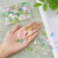 thumbnail image 3 of 160Pcs Glass Leaf Charms 8 Colors Leaf Drops Pendants Leaf Earring Charms Small Tree Leaves Pendants Spring Charms for Bracelets DIY Jewelry Making Hole: 1.2mm, 3 of 7