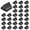 Black, variant on BlinkLLX 30 Pieces Game Card Stands Plastic Card Stands DIY Board Stand for Party Favor (Transparent)