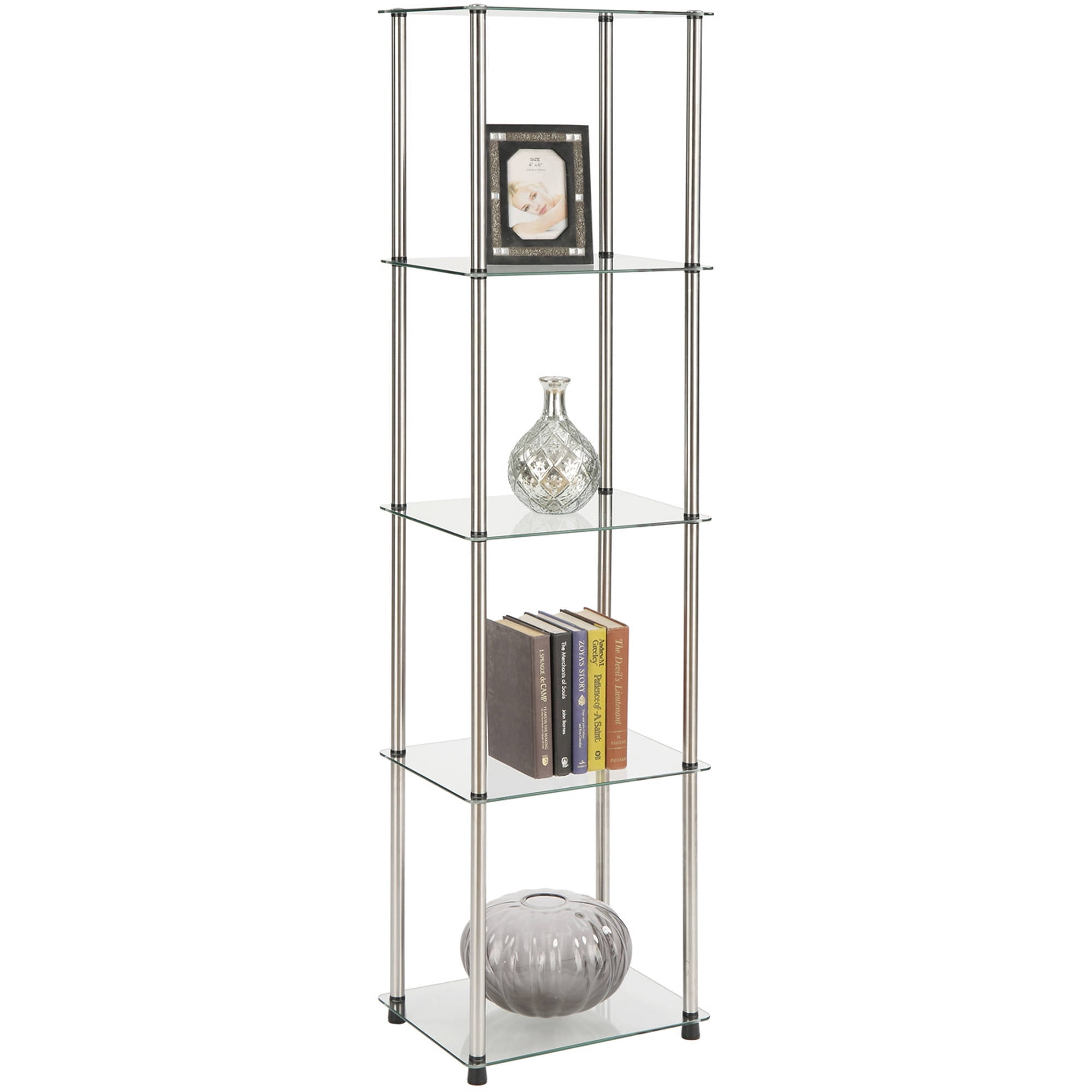 Convenience Concepts Designs2Go 5-Tier Glass Tower