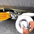 thumbnail image 3 of Sangle de Remorquage en Acier Haute Résistance, Taille Compacte pour Accessibilité en Déplacement, Corde de Remorquage en Polyester Résistant aux Intempéries, Idéal pour Récupération de Boue et Remorquage d'Urgence, 3 of 5
