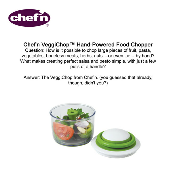 Quick Chop Powered Herbs,Veggie Chopper and Salsa Maker - Mint