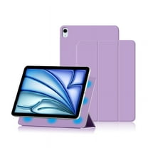AJIUYU Case for iPad Air 11 inch (M2) 2024 Smart Folio Magnetic Cover for iPad Air 5th 4th generation 10.9" Auto Sleep Wake up Violet