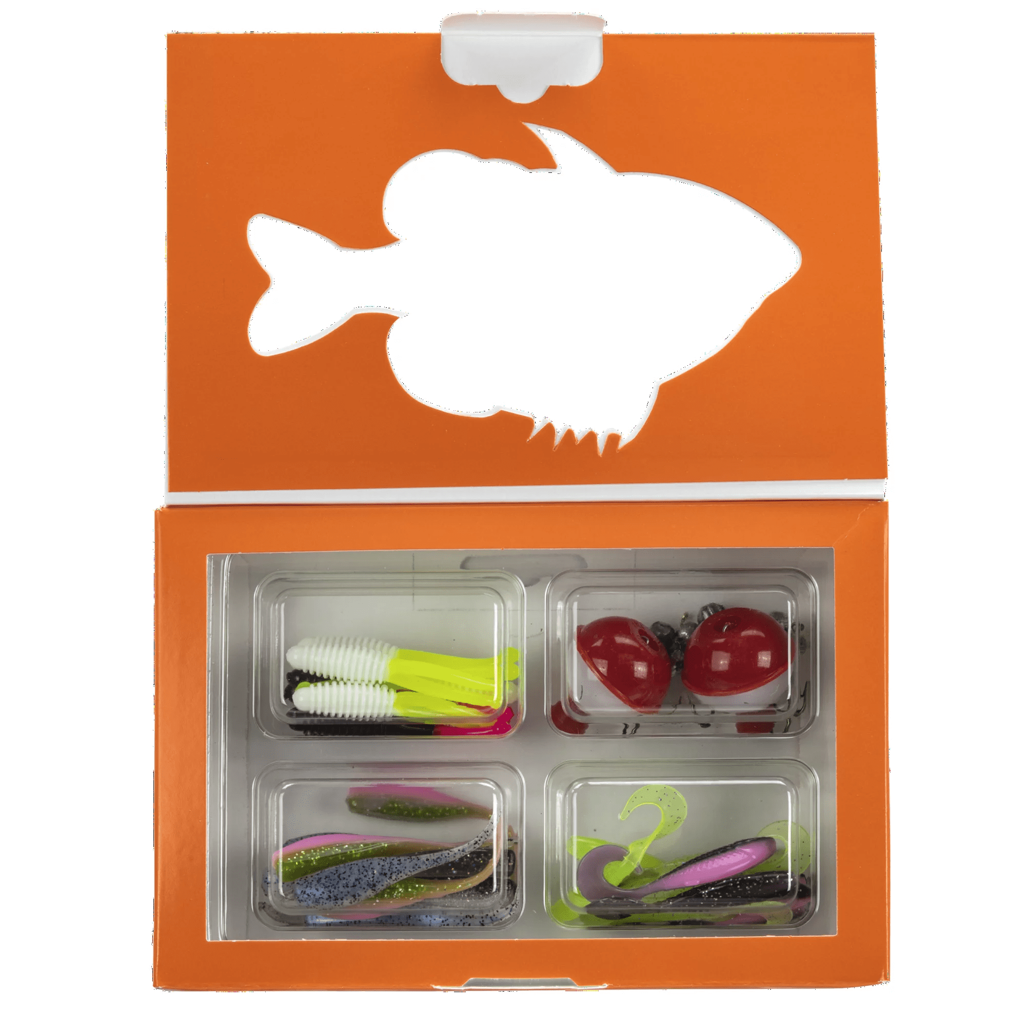 (3 pack) Ozark Trail 40 Piece Crappie Fishing Assorted Lure Kit