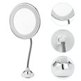 thumbnail image 3 of LEEYNEER 10X Magnifying Makeup Mirror with Suction Cup and LED Light Bathroom Mirror, 3 of 8