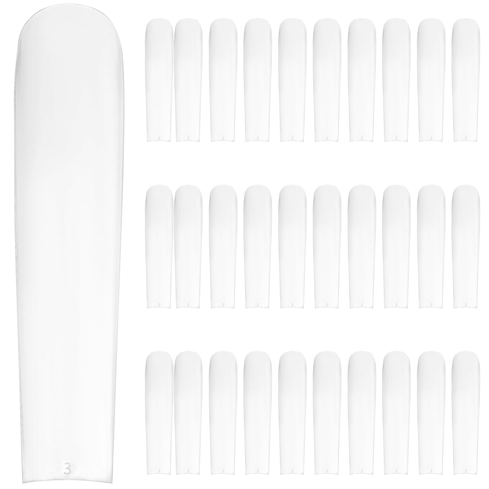 504pcs Clear Nail Tips Nails Professional Nail Tips Full Cover Fake