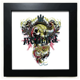 thumbnail image 1 of Mesa de pared con marco cuadrado negro Animal Green Snake pattern, 1 of 4