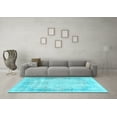 thumbnail image 3 of Ahgly Company Indoor Rectangle Persian Light Blue Traditional Area Rugs, 3' x 5', 3 of 4