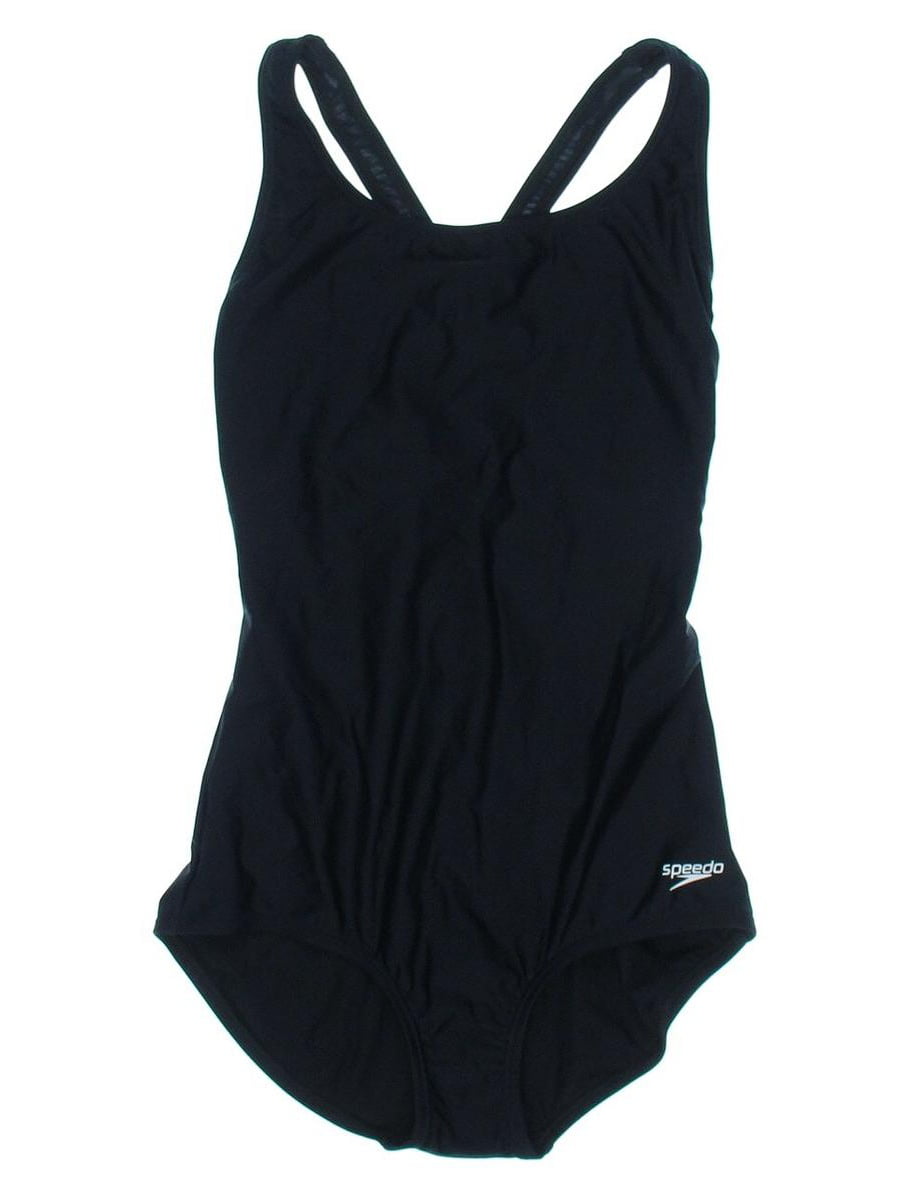 Speedo Womens Shelf Bra Compression One-Piece Swimsuit - Walmart.com ...