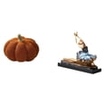 thumbnail image 1 of Cojín de calabaza de Halloween y figura decorativa de bailarina de ballet, almohada para sofá y estatua de bailarina para decoración de dormitorio, 1 of 8