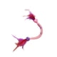 thumbnail image 4 of Juguete interactivo para gatos con plumas y catnip, naranja, 4 of 5