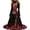 Army Green 01, variant on Stamzod Halloween Maxi Dresses for Women Fashion Vintage Printed V-Neck A Line Dress Gothic Elegant Long Party Dresses