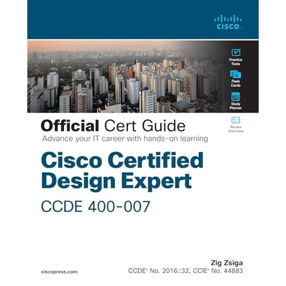 Pre-Owned Cisco Certified Design Expert (CCDE 400-007) Official Cert Guide, 9780137601042, 0137601042, Hardcover, 1 edition