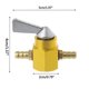 thumbnail image 4 of Interruptor de combustible de encendido y apagado universal para motocicleta, grifo de gasolina/combustible en línea de 6mm (2 piezas, dorado), 4 of 5