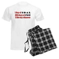 thumbnail image 6 of CafePress - Christmas 1 Day Of Coal 364 Days Of Fun Men's Ligh - Men's Light Loose Fit Cotton Pajama Set, 6 of 7