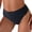 Black, variant on QTBIUQ Womens Bikini Swim Thong Bottom Briefs Cross Straps Behind Solid Color High Cut Swimwear Swimsuit Bottoms