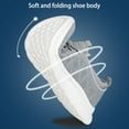 thumbnail image 3 of Women's Walking Shoes Mesh Breathable Lace up Sneakers Running Shoes, 3 of 6