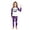 Girl, variant on HTHLVMD Family Matching Pajamas, Family Halloween Pajamas Matching Sets, Halloween Costume Pajamas Purple Full Pumpkin Print Long Sleeve Two Piece Pj Set Gothic Sleepwear Cosplay Family Outfit