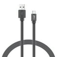 thumbnail image 1 of XYST XYS-M4204F 4 ft. Charge et Synchroniser USB Micro USB Câble Plat&44; Noir, 1 of 1