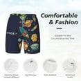 thumbnail image 6 of Picia Space pattern Mens Swim Trunks with Compression Liner Stretch Beach Shorts Quick Dry with Zipper Pockets No-Chafing Board Shorts-Large, 6 of 9
