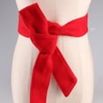 thumbnail image 2 of Cinturón de lana Sunnimix para Mujer Rojo, 2 of 8