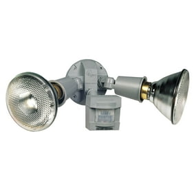 Brink S Dual Lamp Flood Security Light White Finish Walmart Com Walmart Com