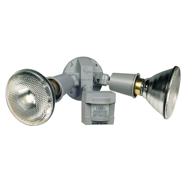 Heathco HZ5408GR 120 Watt Grey DualBrite® 2Level Motion Flood Light