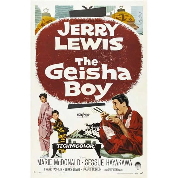 The Geisha Boy Movie Poster Print (27 x 40)